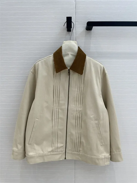 Loewe corduroy lapel barn coat